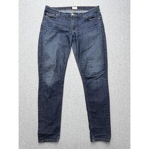 Hudson Krista Super Skinny Jeans Womens 30 Blue Dark Wash Mid Rise Stretch 32x30